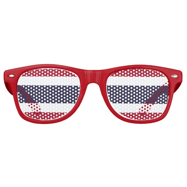 Party Shades Sunglasses with flag of Thailand Partybrille (Vorderseite)