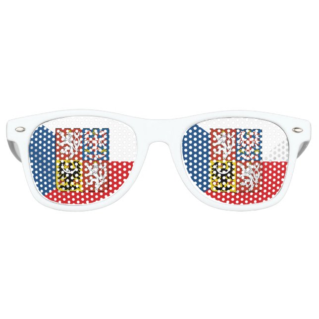 Party Shades & Tschechien Sonnenbrillen, tschechis Partybrille (Vorderseite)