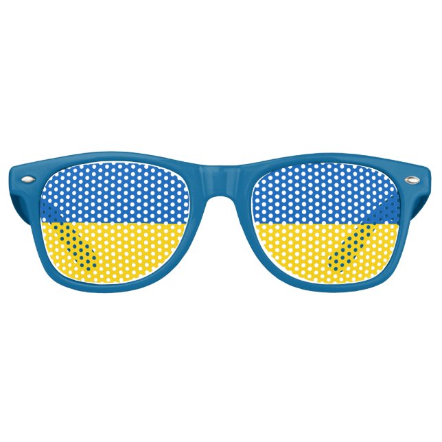 Party Shades & Ukraine Sonnenbrille / ukrainische  (Vorderseite)