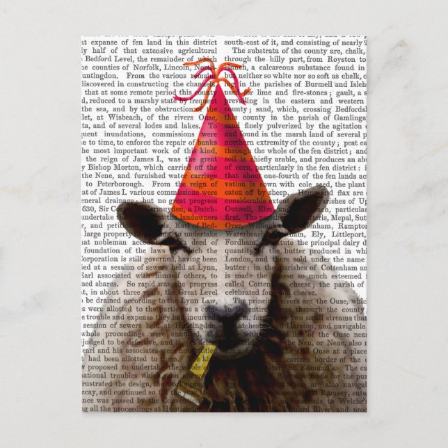 Party Sheep Postkarte (Vorderseite)