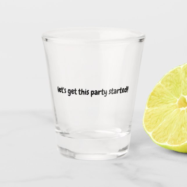 Party Shot Glass Schnapsglas (Vorderseite)