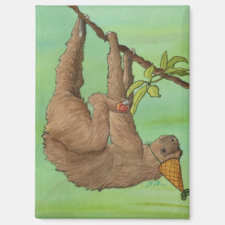 Party: Sloth Magnet 2.5"x3.5"