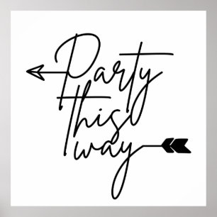 Party so Richtung Poster