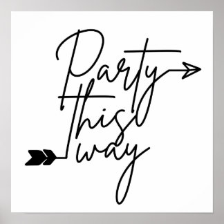 Party so Richtung Poster