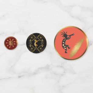 Party Southwestern Gold Kokopelli Konfetti