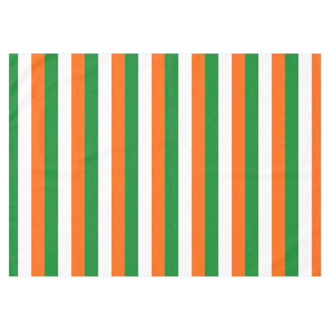 Party Spirit Irish Colors Stripes Dekoration Tischdecke (Vorderseite (Horizontal))