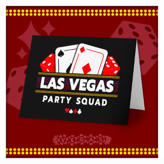 Party Squad Vegas-Trip Las Vegas Squad Las Vegas Karte
