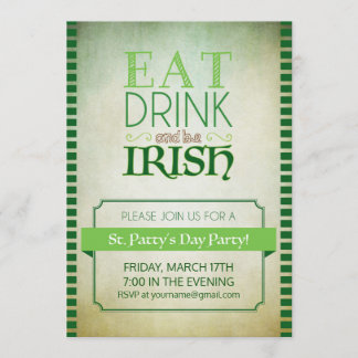 Party St. Patricks Tagesladen ein Einladung