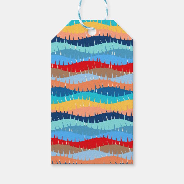 Party Streamers Geschenkmarke Geschenkanhänger (Vorderseite)