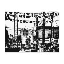 Party Street Rue Laval Hull Gatineau Black in Whit