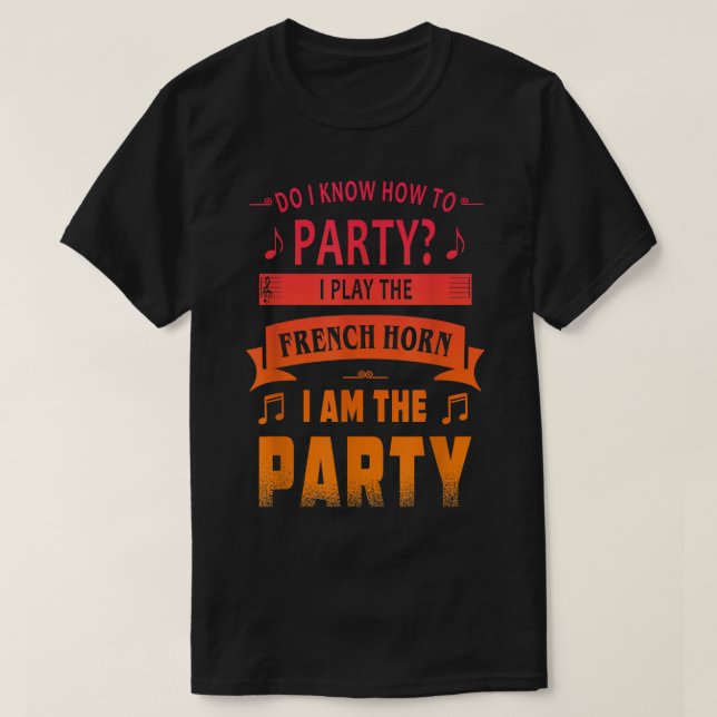 Party T3 T-Shirt (Design vorne)