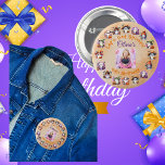 Party-Taste für Kids zum Geburtstag des Kaffees Lo Button<br><div class="desc">Fügen Sie dem Geburtstagsfest Ihres Kindes mit diesem Coffee Lover Ghost Party Button eine leckere Touch hinzu, die sich perfekt für Gastgeschenke oder Keepsakes eignet! Der Knopf verfügt über einen hübschen Geist, umgeben von einer Mischung aus Spaß und festlichen Details und niedlichen Kaffeetassen. Der Geist mit seinem charmanten Lächeln und...</div>