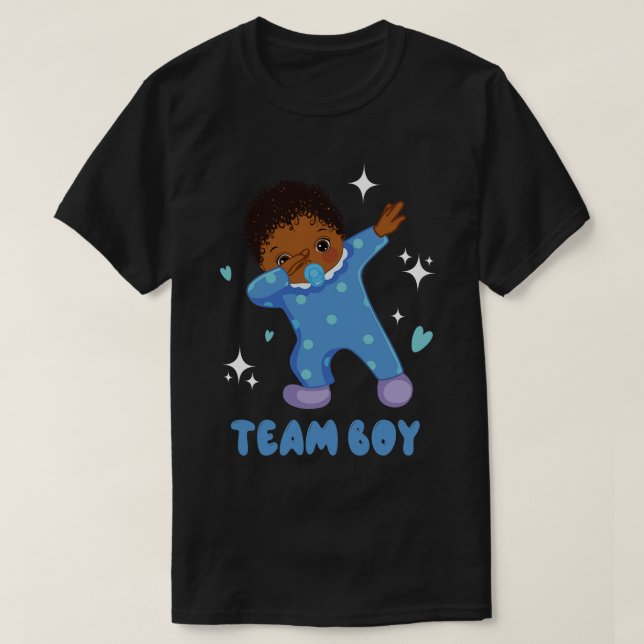 Party Team Baby Announcement Gif T-Shirt (Design vorne)