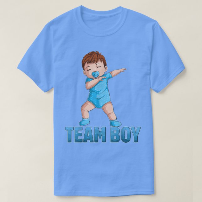 Party Team Boy Baby Announcement Wom T-Shirt (Design vorne)