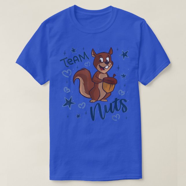 Party-Team Nuts Funny Blue Boy Newbo T-Shirt (Design vorne)