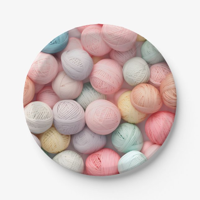 Party Tee-Party aus Garnholz Pappteller (Vorderseite)