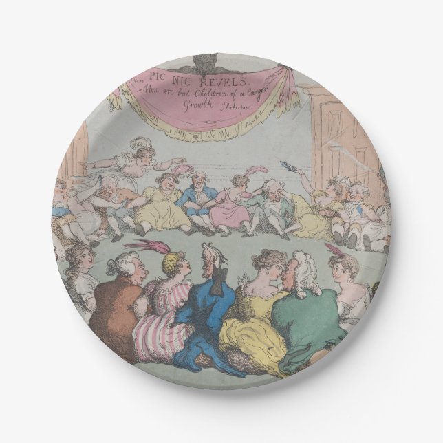 Party - Teller für Rundpapier (Vorderseite)