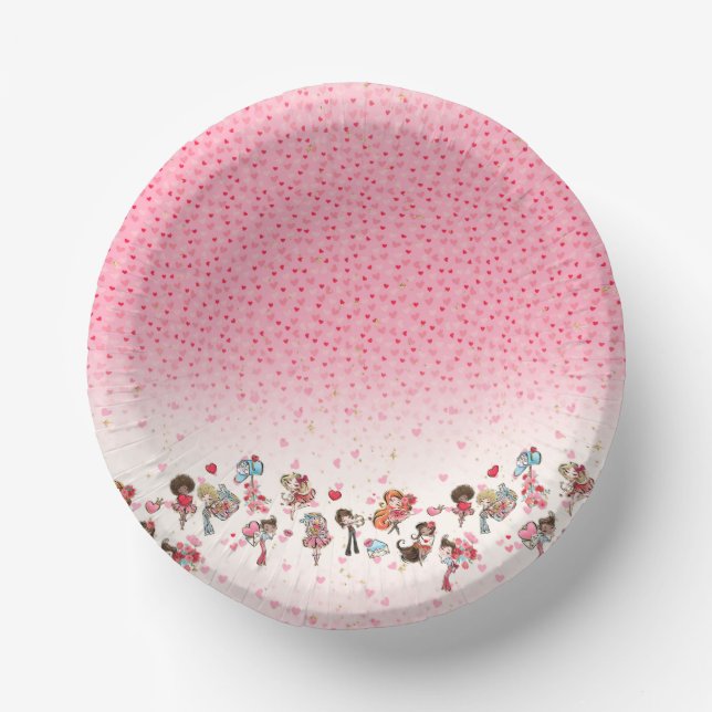 Party Teller Valentinstag (Vorderseite)