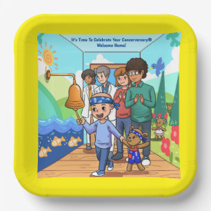 Party-Teller zum freien Krebs Pappteller