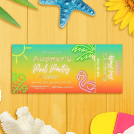 Party-Ticket Pool Einladung