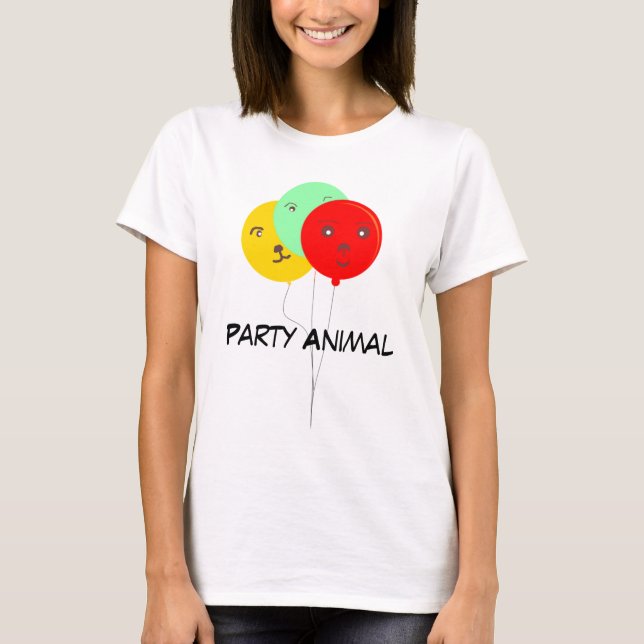 Party-Tier 3 BalloonsT Shirts (Vorderseite)
