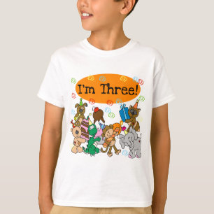 Party-Tier-3. Geburtstags-T-Shirts T-Shirt