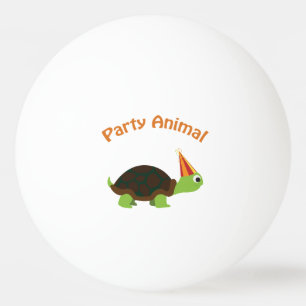 Party-Tier-Schildkröte Tischtennisball