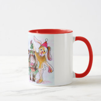 Party-Tier-Ursprüngliche Kunst durch Tasse