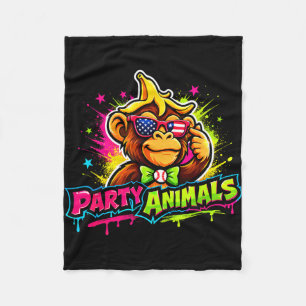 Party-Tiere Baseball-Trikot Fleecedecke
