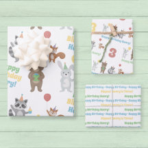 Party-Tiere Geschenkpapier