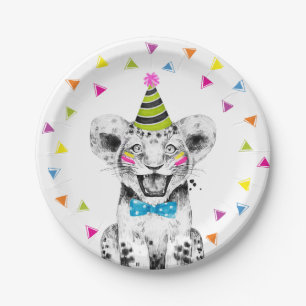 Party-Tiere Safari Wild Tiger Dschungel Geburtstag Pappteller
