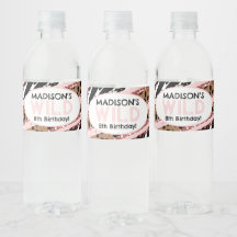 Party Tiere Wild Safari Pink Girl Geburtstag