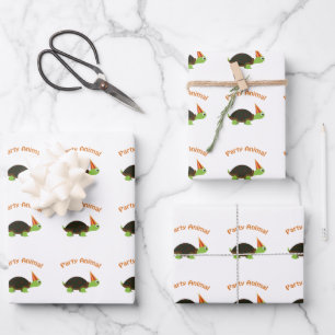 Party Tierschildkröte Geschenkpapier Set