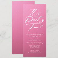 Party Time 40. Geburtstag Party Einfache Eleganz