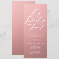 Party Time 40. Geburtstag Party Einfache Eleganz