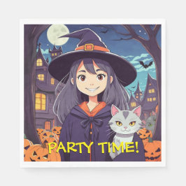 Party Time Anime Halloween Serviette