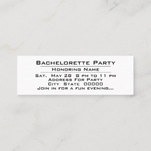 Party Time Bachelorette Bachelor Party Einladung