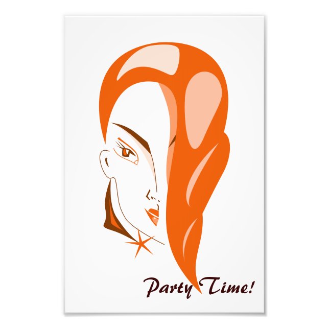 Party Time Foto Print (Vorne)