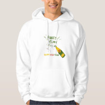 Party Time – Frohes Neues Jahr Champagner-Illustra