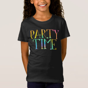 Party Time Gefärbte Krawatte Geburtstag T-Shirt