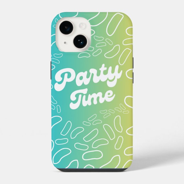 Party Time Inspiration iPhone Hülle (Rückseite)