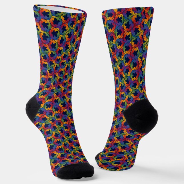 Party Time Meeple Crew Socks Socken (Gewinkelt)