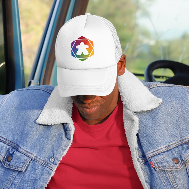 Party Time Meeple Trucker Hat Truckerkappe (Von Creator hochgeladen)