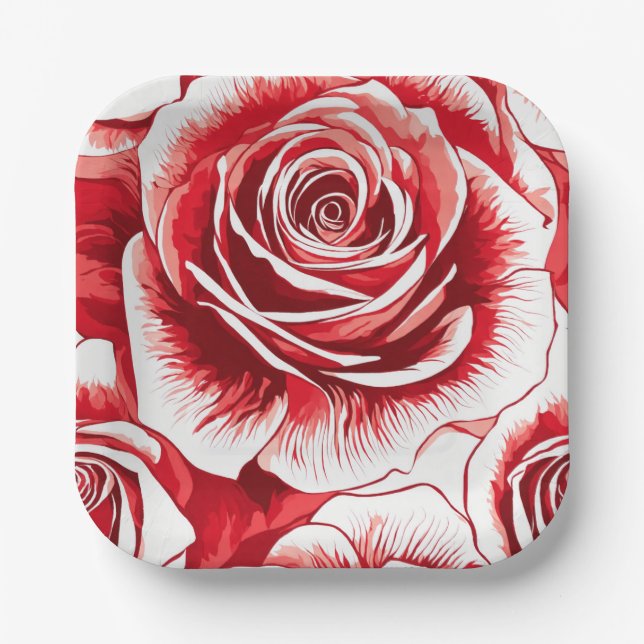 Party Time Paper Teller 🍽️ | Anpassbar & Spaß! (Vorderseite)