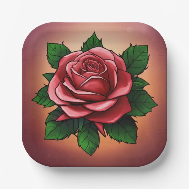 🎉 Party Time Paper Teller - Vibrant Designs! 🍽️ (Vorderseite)