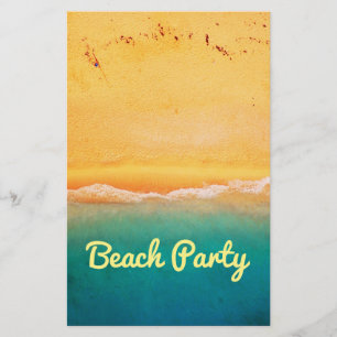 Party und Feiern am Strand Flyer