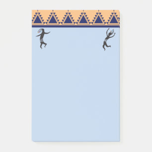 Party und Tanzen Kokopellis Post-it Klebezettel