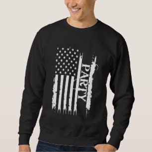 Party United Staaten erschüttert US-Flagge Sweatshirt