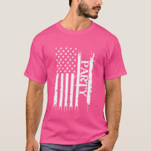 Party United Staaten erschüttert US-Flagge T-Shirt