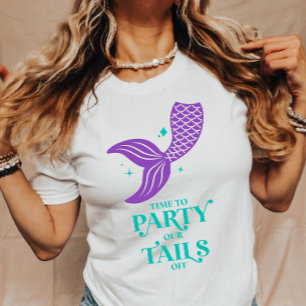 Party Unsere Schwänze von Mermaid Junggeselinnen-A T-Shirt